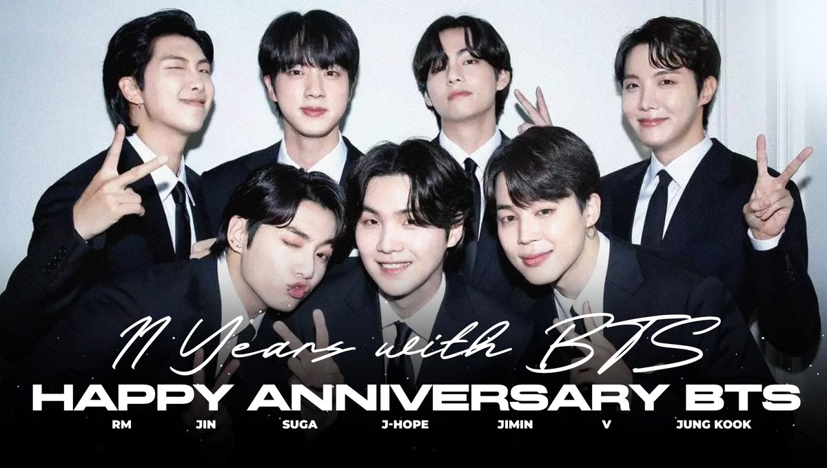 smol_kia's tweet photo. rt and reply:

HAPPY ANNIVERSARY BTS
#BTS11thAnniversary #BangtanTurns11
#11YearsWithBTS #11YearsOfAPOBANGPO
#ElevenYearsAndCounting #SeeYouNextYear https://t.co/H5CR6NoSPR
