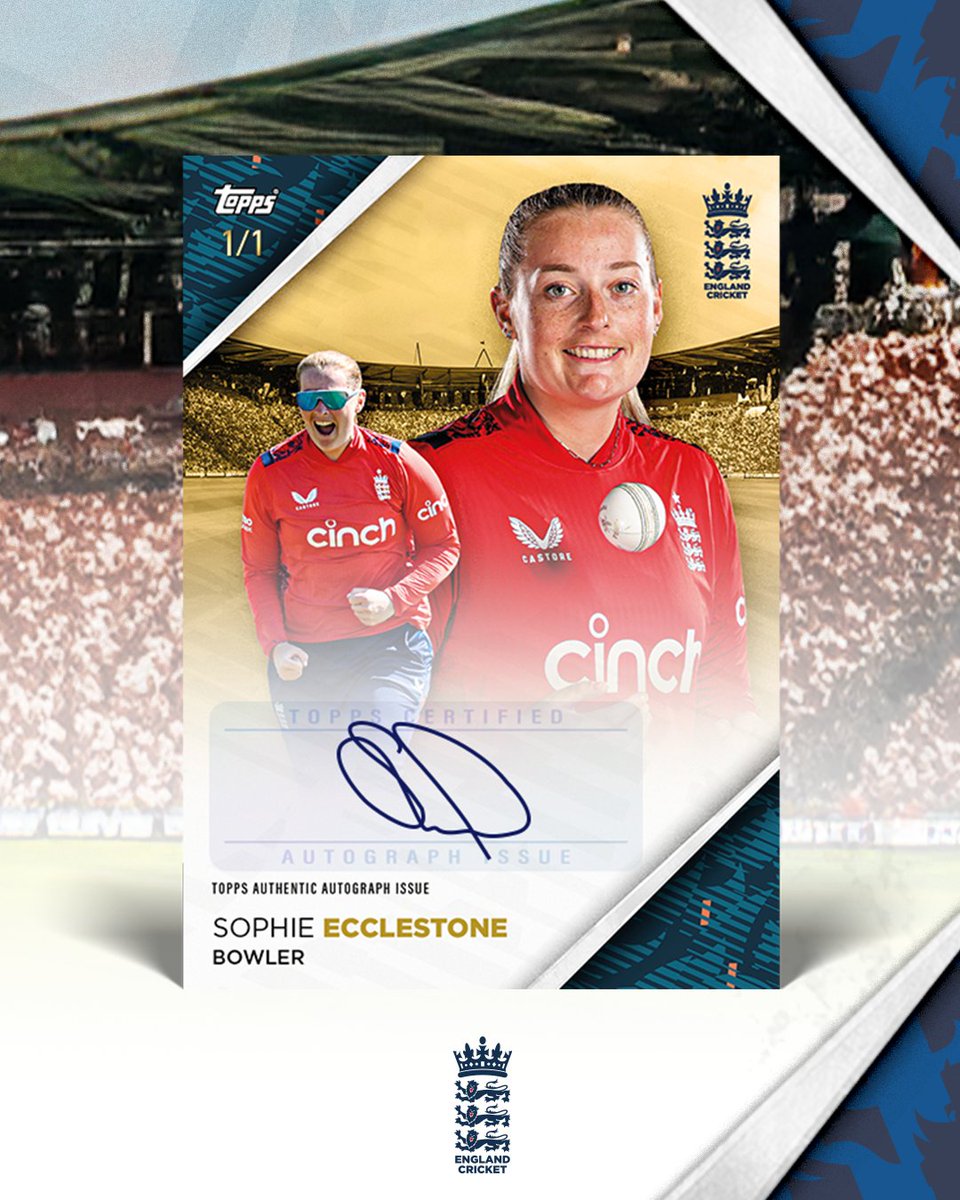 Topps_UK's tweet image. The 🆕 Topps England Cricket Team Set 2️⃣0️⃣2️⃣4️⃣ is OUT NOW!

✅ England Men
✅ England Women
✅ Cricketers from each format

Each box includes 2️⃣ Numbered Parallels and 1️⃣ Autograph card 🖊️

🔗 uk.topps.com/products/engla…

#Topps #EnglandCricket #TheHobby