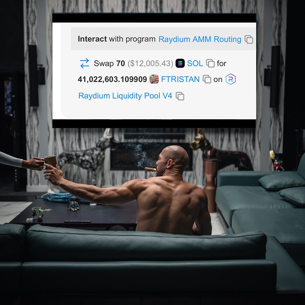 My little bro hates crypto. What do we tell him?

Dexscreener Updated. #FTRISTAN on $SOL

ETkibggUmzFDDbj1aaZJJ1o6ftoiJ69BcWh6mpfjpump

Website: 
university.com

Lads:
t.me/Fucktristantate