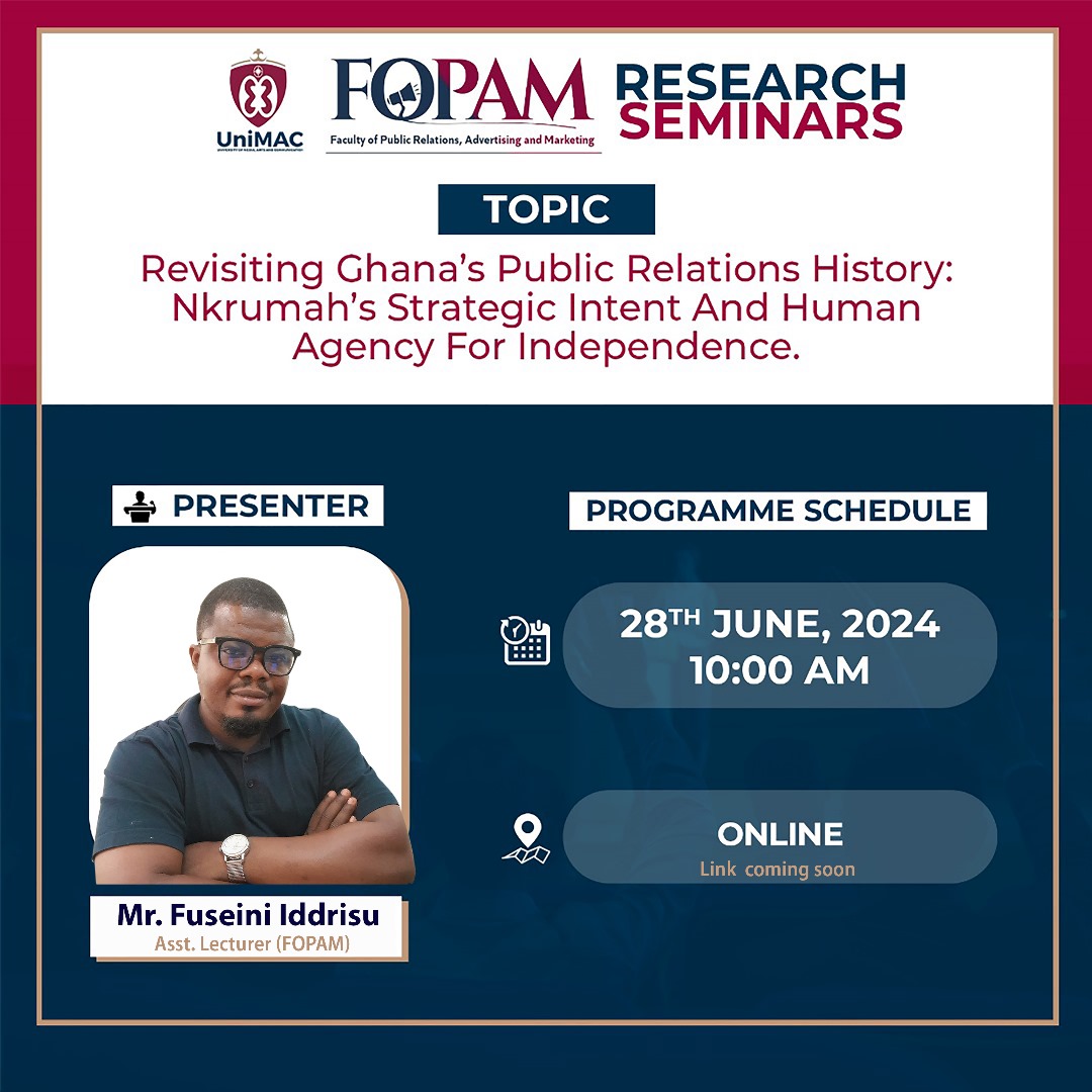 FOPAM_GIJ's tweet photo. FOPAM invites you to its monthly seminar series, which seeks to develop the faculty's research culture and contribute to the research goals of the University of Media, Arts, and Communication. 

The monthly seminar series is back starting this June. Join Us. https://t.co/t6jk1qeexV