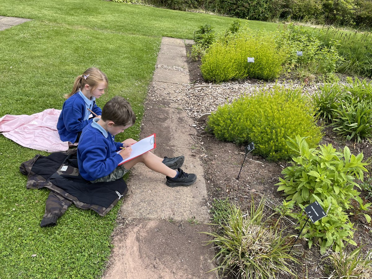 Christletonpri's tweet photo. Year 2 had such lovely weather ☀️ for sketching ✏️ at @Ness_Gardens 
Thank you to Rose &amp; Sophie being such great rangers with us today 👏 We’ve all had a fantastic day! https://t.co/ONipPWvtU7