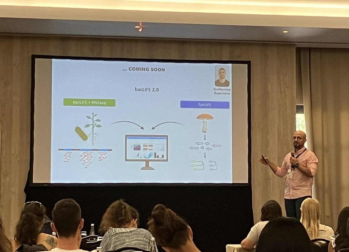 Sebastian Pfeilmeier (@pfeilmes) on Twitter photo BacLIFE tool to predict bacterial lifestyles based on genomes by <a href="/VCarryOn1/">Victor Carrion Bravo</a>. And already announcing upgrade version.. #symbnet2024 BacLIFE tool to predict bacterial lifestyles based on genomes by <a href="/VCarryOn1/">Victor Carrion Bravo</a>. And already announcing upgrade version.. #symbnet2024