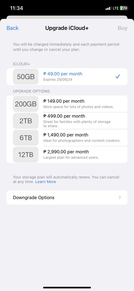 ryuxae's tweet photo. @mingyucarts omg unsubscribe ka huhu check mo if icloud storage siya 😭 https://t.co/IciafwzSq9