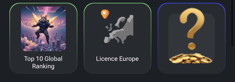 mimimimi___222's tweet photo. 1. Prediction markets
2. top 10 global ranking
3. Licence Europe

ハムスターコンバット🐹

https://t.co/BJERuEzTrA https://t.co/Ba7Srxmd1o