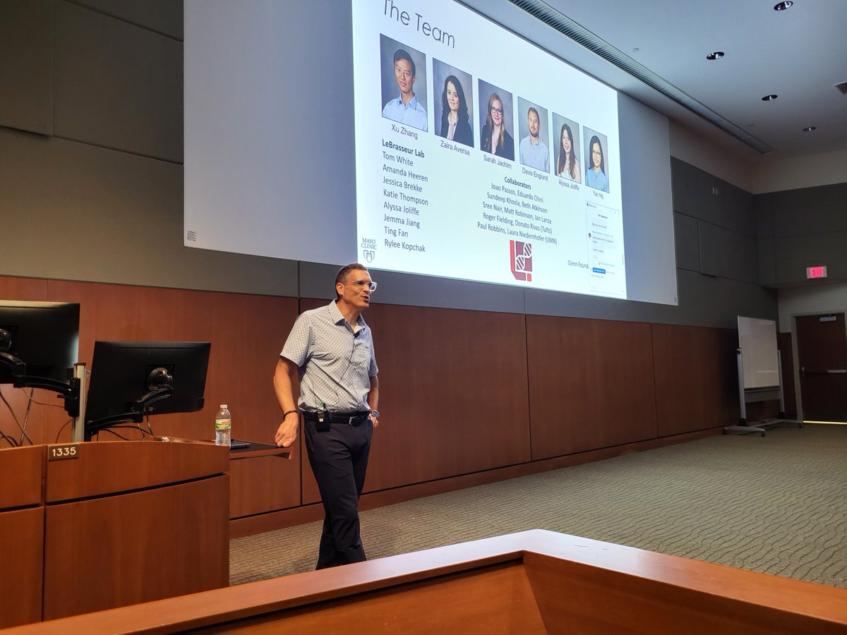 University of Wisconsin O'Brien Center (@wiscobrien) on Twitter photo Thank you <a href="/NKLeBRASSEUR/">Nathan LeBrasseur</a> for your engaging and insightful talk entitled “Targeting Senescent Cells for Healthy Aging” that was presented at our annual symposium last week. Thank you <a href="/NKLeBRASSEUR/">Nathan LeBrasseur</a> for your engaging and insightful talk entitled “Targeting Senescent Cells for Healthy Aging” that was presented at our annual symposium last week.