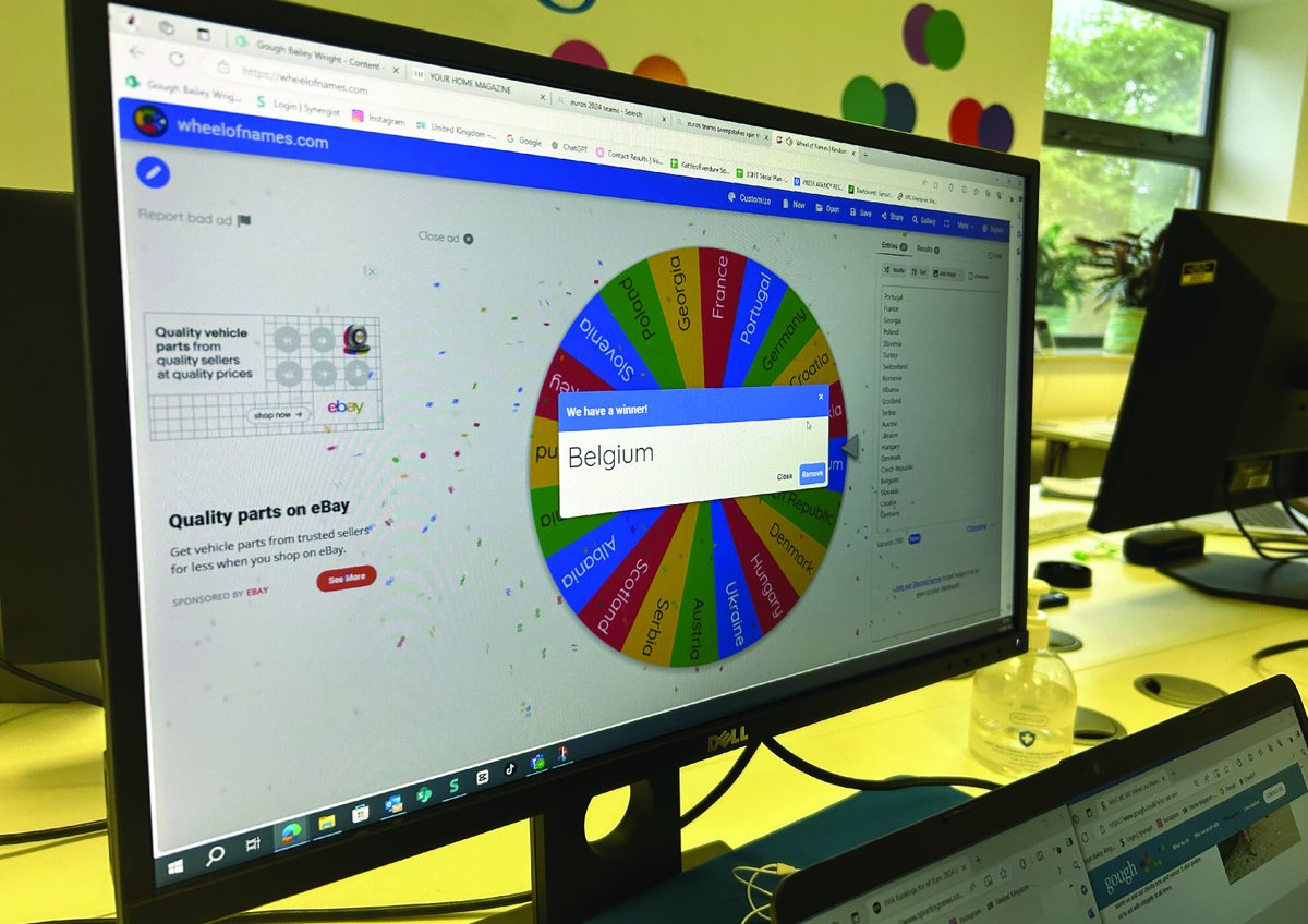 The Draw has taken place........

The Goughie Euro Sweepstake is a gooooooooo!!!!

#Euro2024 #sweepstake #gottobeinittowinit