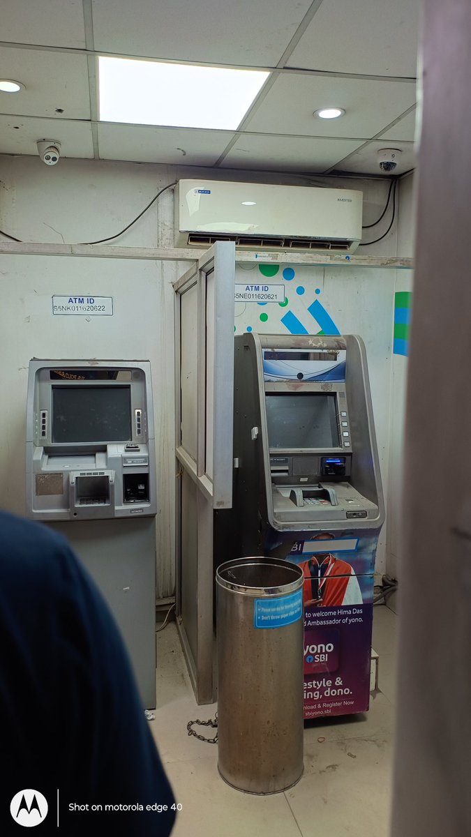 amaldas1990's tweet photo. @TheOfficialSBI this is condition of ATM in the city of heart Guwahati. Out of 3 atm, 2 is non functional, No AC is functional.
Location: Jonali SBI ATM, Guwahati, Assam
Non functional ATM ID: 
1. S5NK011620622
2. S5NE011620621 https://t.co/MjaByvq5Ta