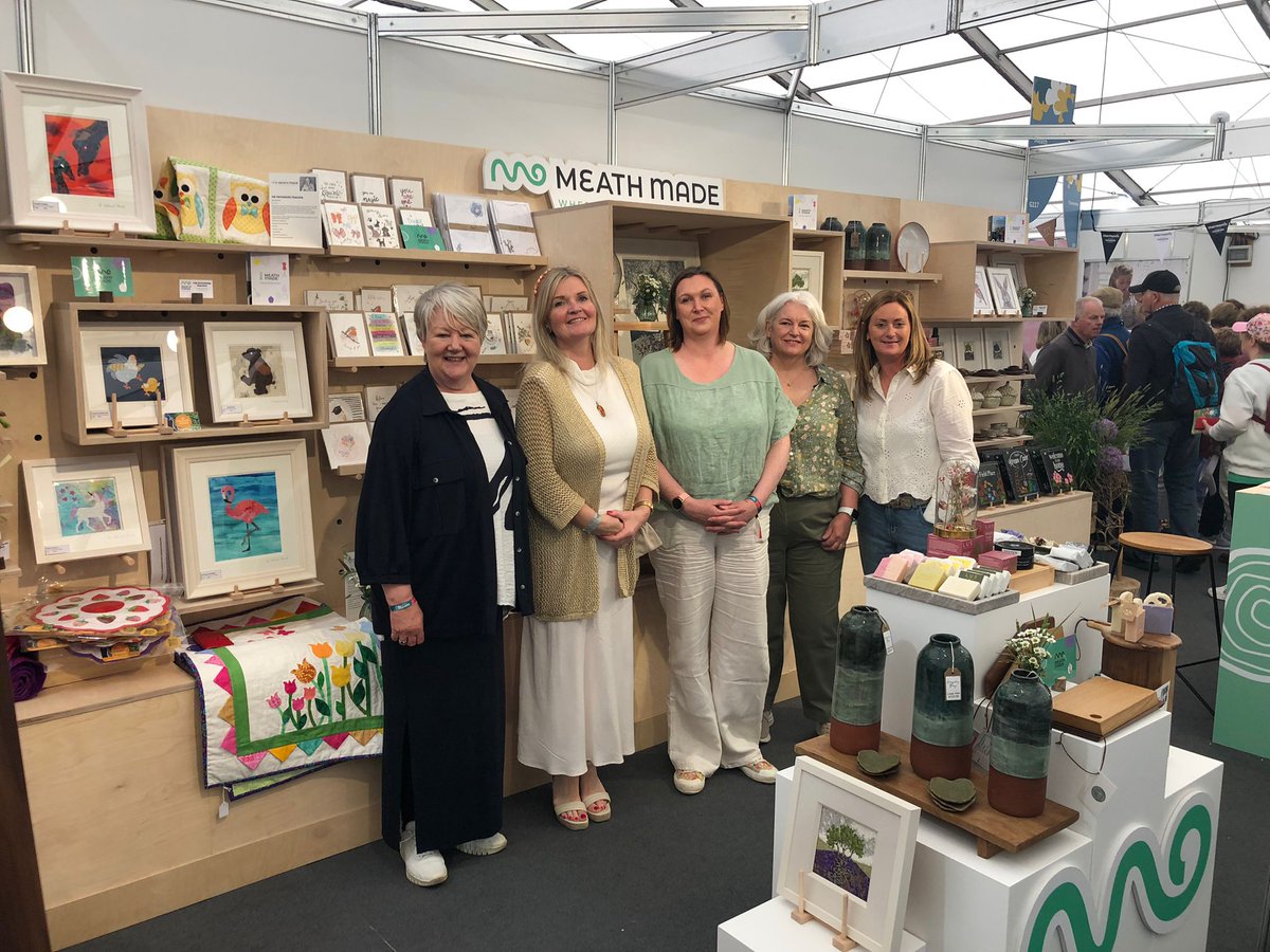 MeathMade's tweet photo. We are still reeling from an amazing few days at the start of the month at Bord Bia Bloom 😍

Thank you so much to everyone who called to our beautiful stand in the Grand Pavillion, and who called to our members in the Craft Village also! https://t.co/EhEw5GkzaT