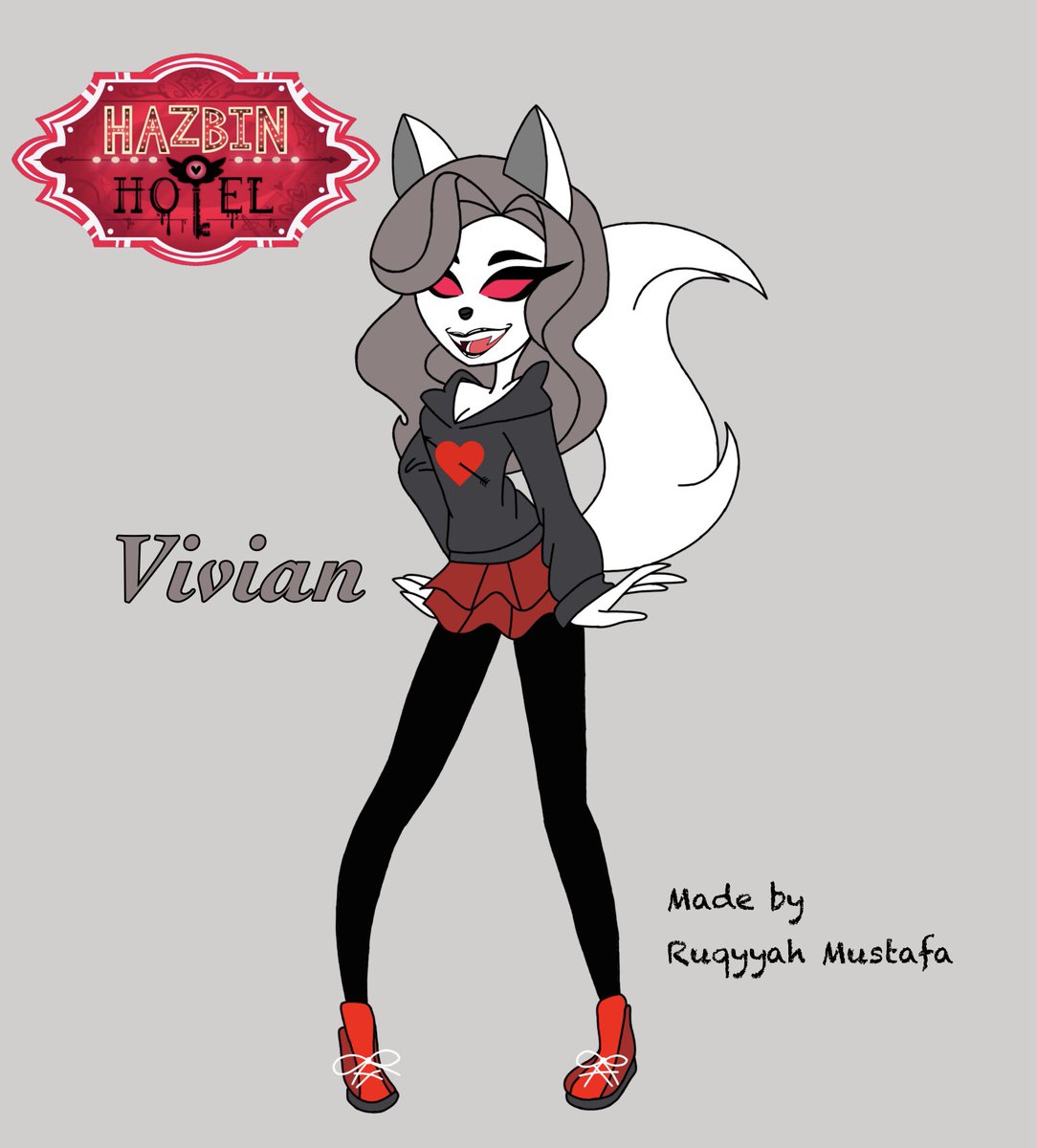Ruqayya62585824's tweet photo. HAZBIN Hotel OC:
💖Vivian’s Fashion Clothes Style💖
#helluvaboss #oc #fanart #imp #assassin #hazbinhotel #demon #art #femalehuman #angeloc #demonoc #femaleoc #valentino #vox #velvette https://t.co/Ah46Bcomvq