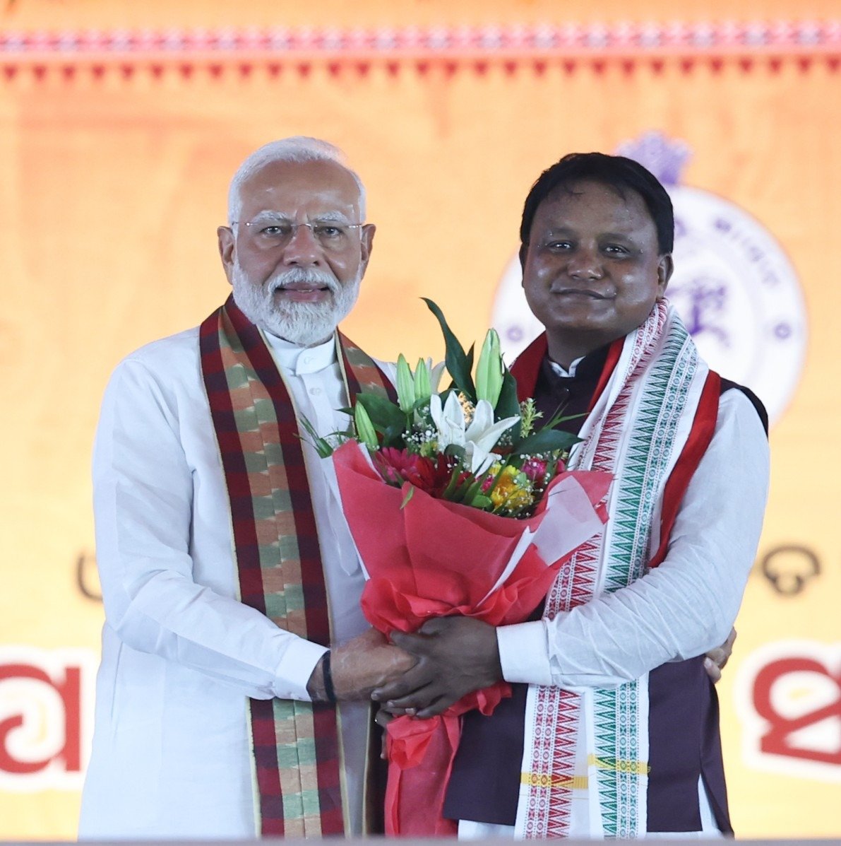 RaulSweta's tweet photo. PM Shri @narendramodi attended the swearing-in ceremony of the new Odisha government.

Heartfelt congratulations to Shri Mohan Charan Majhi for assuming charge as the Chief Minister.
#narendarmodi and #BJP4ODISHA
#bjp2024 @narendramodi @MohanMOdisha https://t.co/opFagAn29W