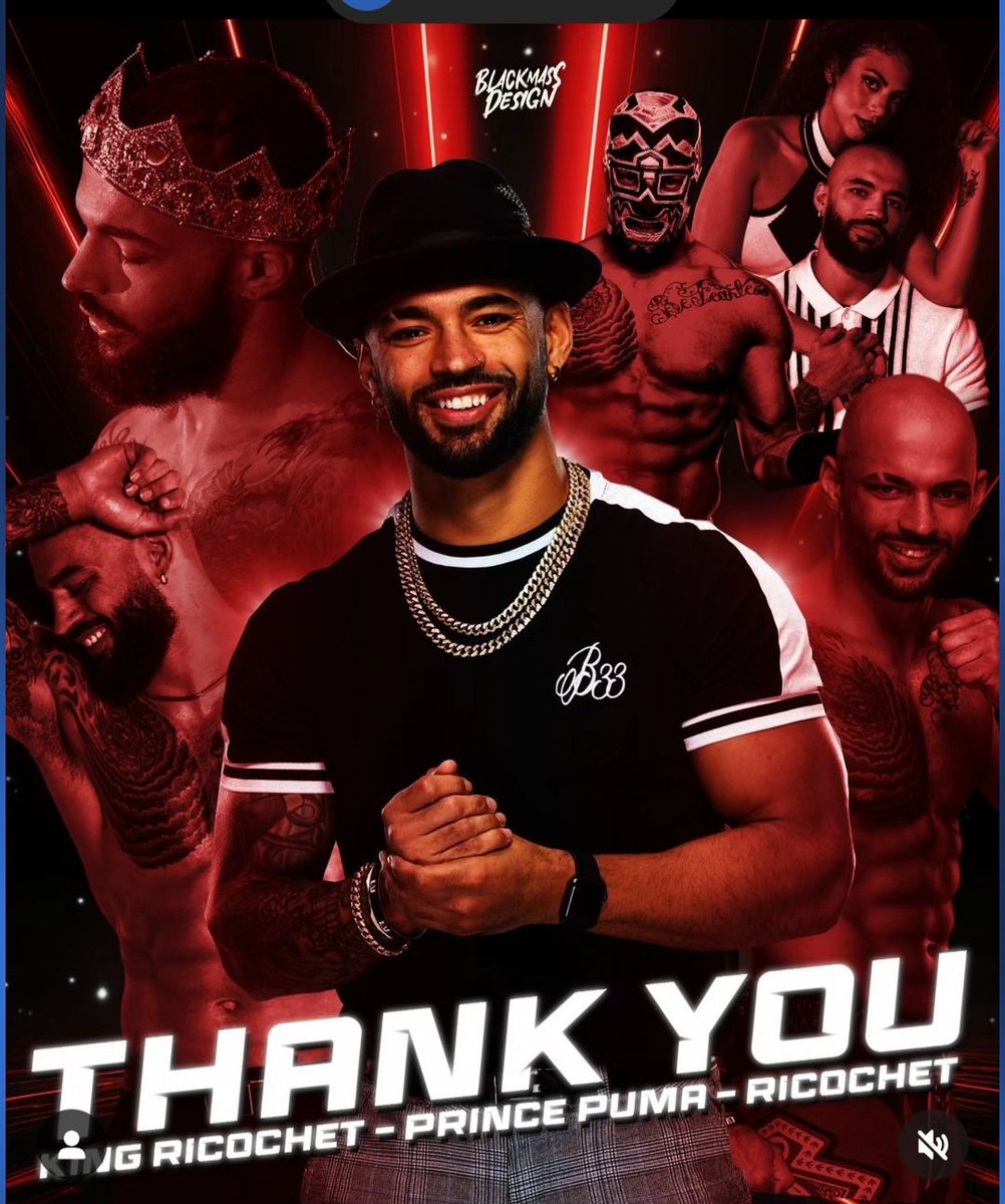 mickyboy93's tweet image. Say it ain't so @KingRicochet @SamanthaTheBomb no matter where you go, we will follow!!!! THERE'S ONLY ONE KING RICOCHET