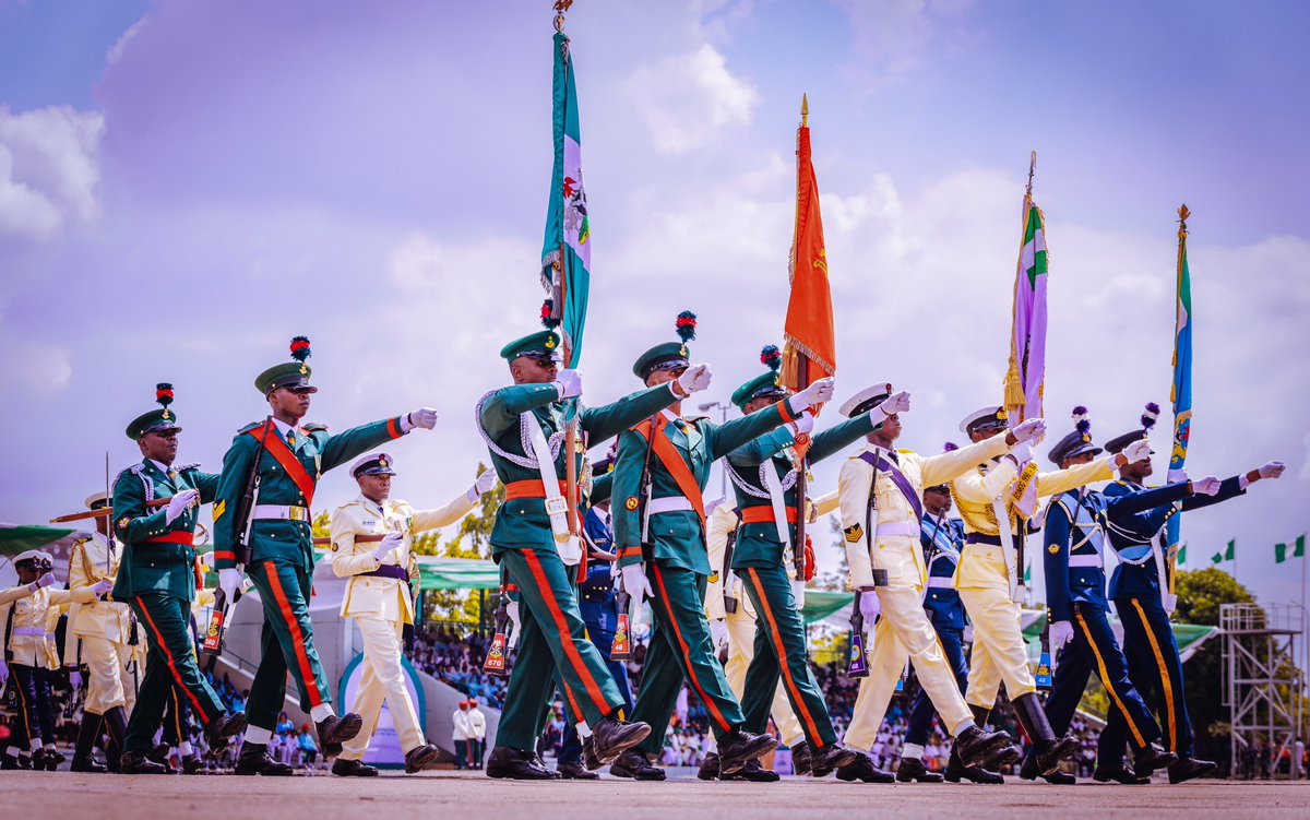 SamuelUbile's tweet image. Our flag shall be a symbol That truth and justice reign In peace or battle, honoured, And this we count as gain, To hand on to our children A banner without stain.