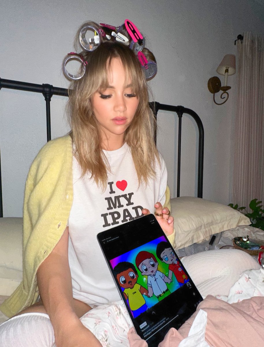 sukiwaterhouse's tweet photo. a song for the ipad baby community; supersad is out on june 20th https://t.co/0xNCDjQ4Bq