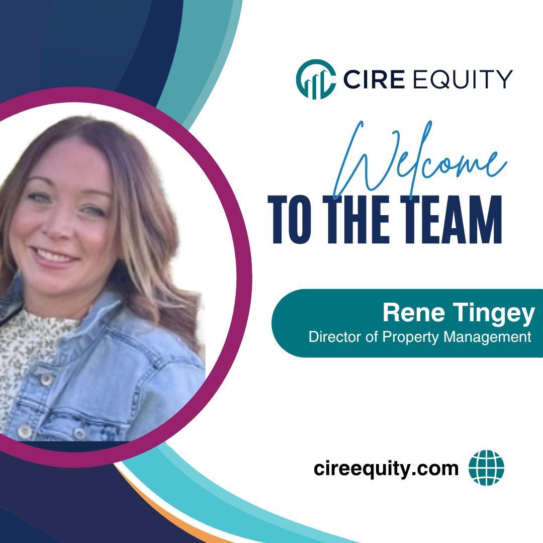 Introducing Rene Tingey as our new Director of Property Management! Her background in managing grocery-anchored shopping centers has equipped her with invaluable insights and skills that perfectly align with CIRE's vision for growth and excellence.

buff.ly/3vs7tjD