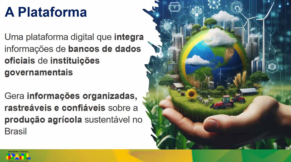 <a href="/CICC_Cameroon/">CICC</a> 🗣️ 🇧🇷 Lara Line Pereira de Souza, Coordinadora de desarrollo de cadenas agrícolas del <a href="/Mapa_Brasil/">Ministério da Agricultura e Pecuária</a>, presenta la Plataforma AgroBrasil+ Sustentável

#DiálogosCacao #Trazabilidad #EUDR