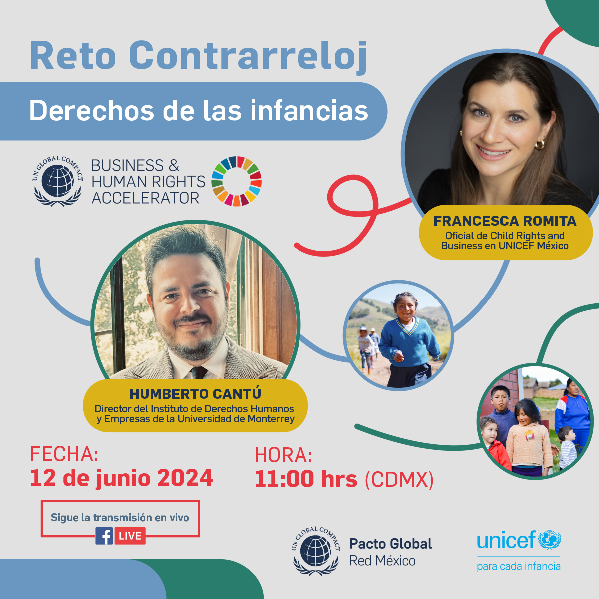🚨Es hoy, Es hoy 🚨

Nos vemos en un puntos de las 11 horas para el reto contrarreloj 💥⏱️

🌟Especialistas compartirán ideas breves pero impactantes sobre los derechos de la infancia en empresas

😍 No te pierdas las transmisión: facebook.com/PactoGlobalMex/

#PactoGlobalMéxico