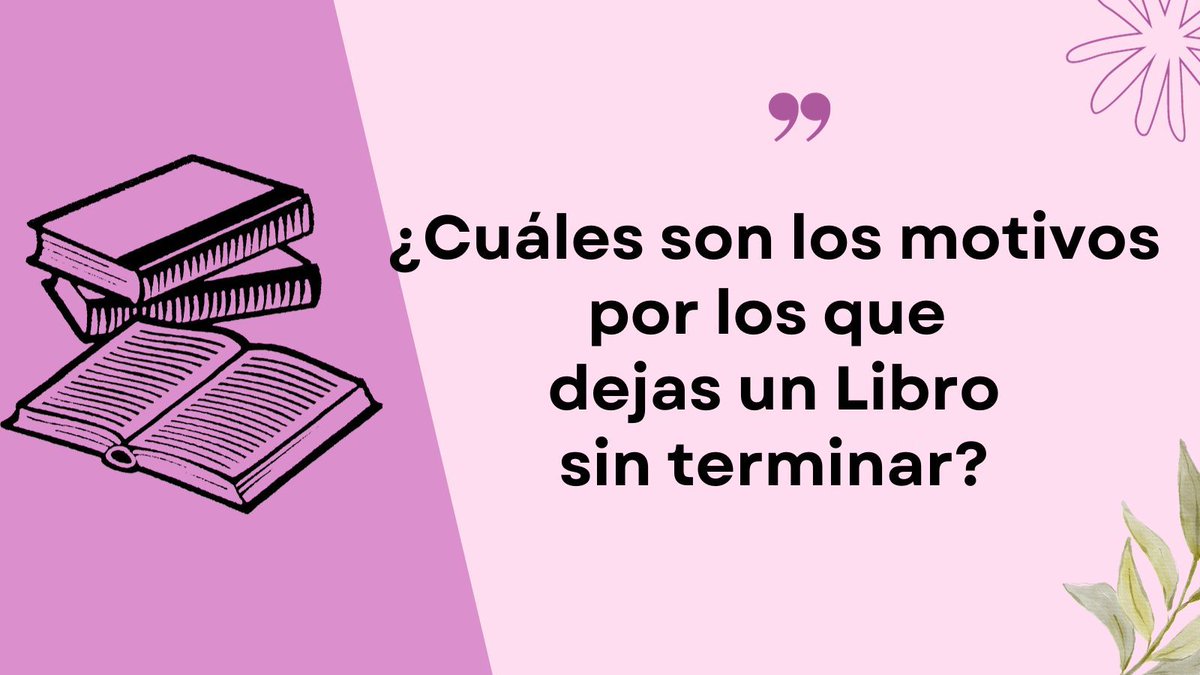 myerswriter's tweet photo. #PreguntaLiteraria 📚
Mis mayores motivos son:
1️⃣ Que la historia sea muy aburrida.
2️⃣ Que sea imposible conectar con los protagonistas principales por ser demasiado planos y vacíos.
3️⃣ Cualquier indicio de una Relación Tóxica, no puedo con eso 🤬
¿Y tú? https://t.co/f7lPjxtJRw