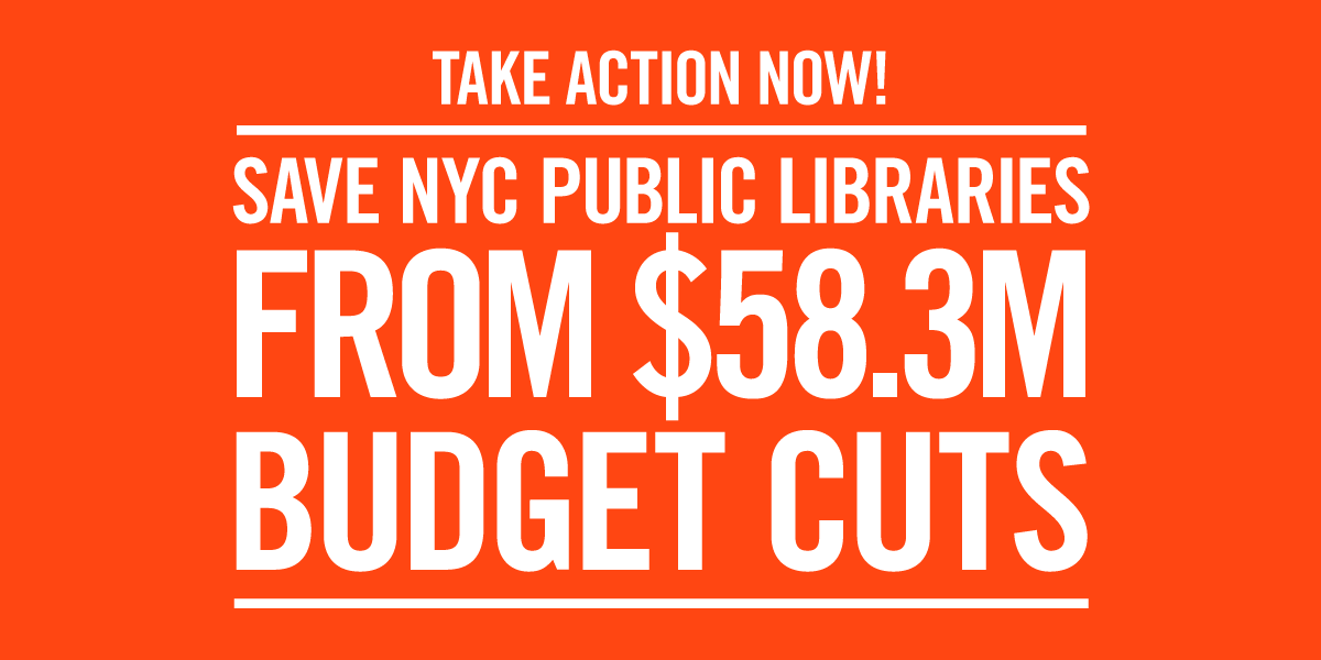 jmunoz614's tweet photo. New York City libraries are facing a $58.3 million budget cut that could force most branches to reduce service to just five days a week. On the Day of Action for Libraries, tell @NYCMayor &amp; @NYCCouncil: #NoCutsToLibraries https://t.co/eGOjnR2mev https://t.co/5R151A3iCA