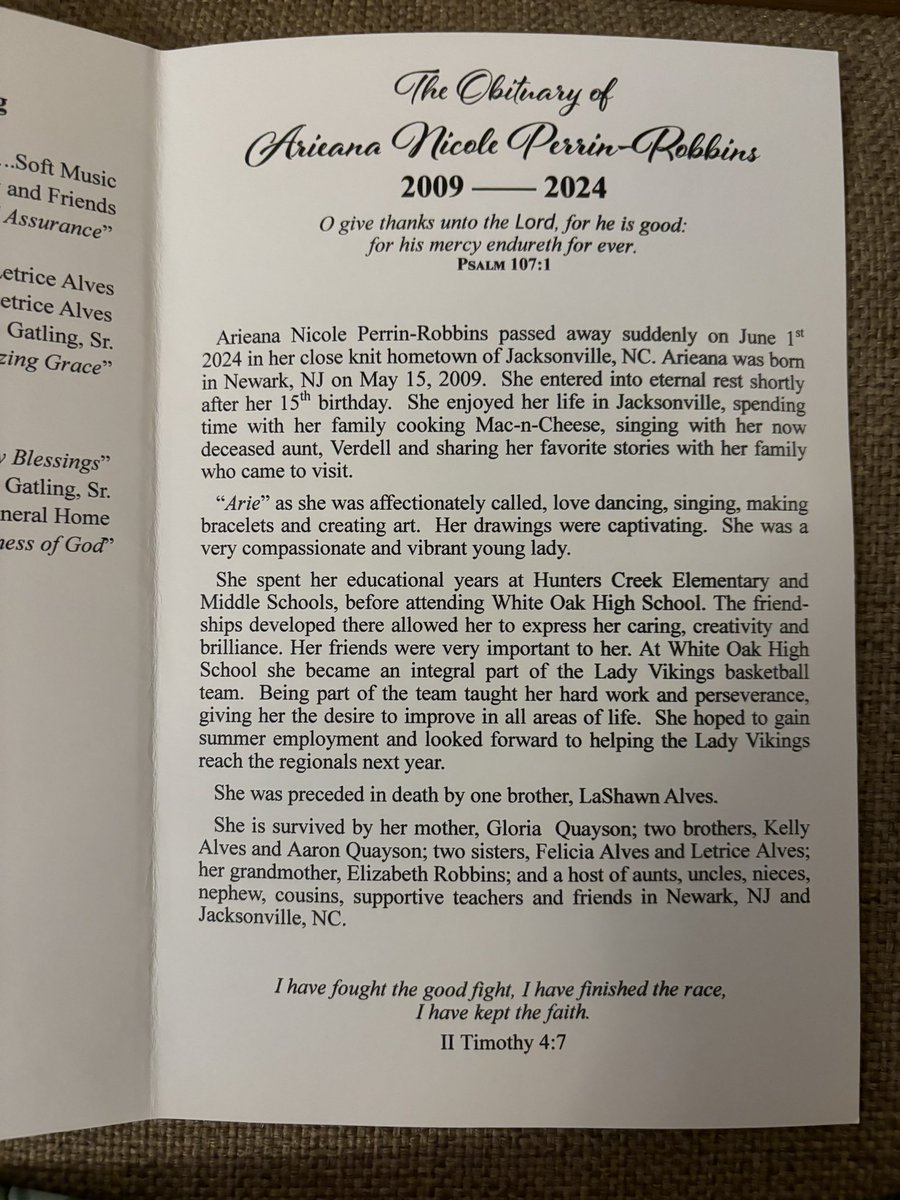 WizMonifaaa's tweet photo. TW - DV 

Been trying to process this for weeks. But my 15 year old cousin was raped, k!led and thrown into a pool by three men and a video was recorded. She’s being buried today. Please send a prayer up for my family 💔 https://t.co/xXzlSxKcMB