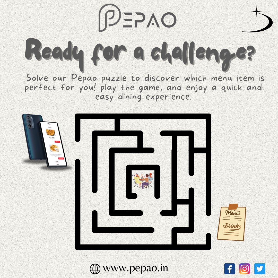 myPepao's tweet photo. Ready for a challenge?
Solve our Pepao puzzle to discover which menu item is perfect for you! play the game, and enjoy a quick and easy dining experience.

#QRCodeCafeExperience #CafeQRCodeAdventures #CoffeeMagicQR #qrmenu #menu #cafe #food #blog #offers https://t.co/aYst4xxeO8