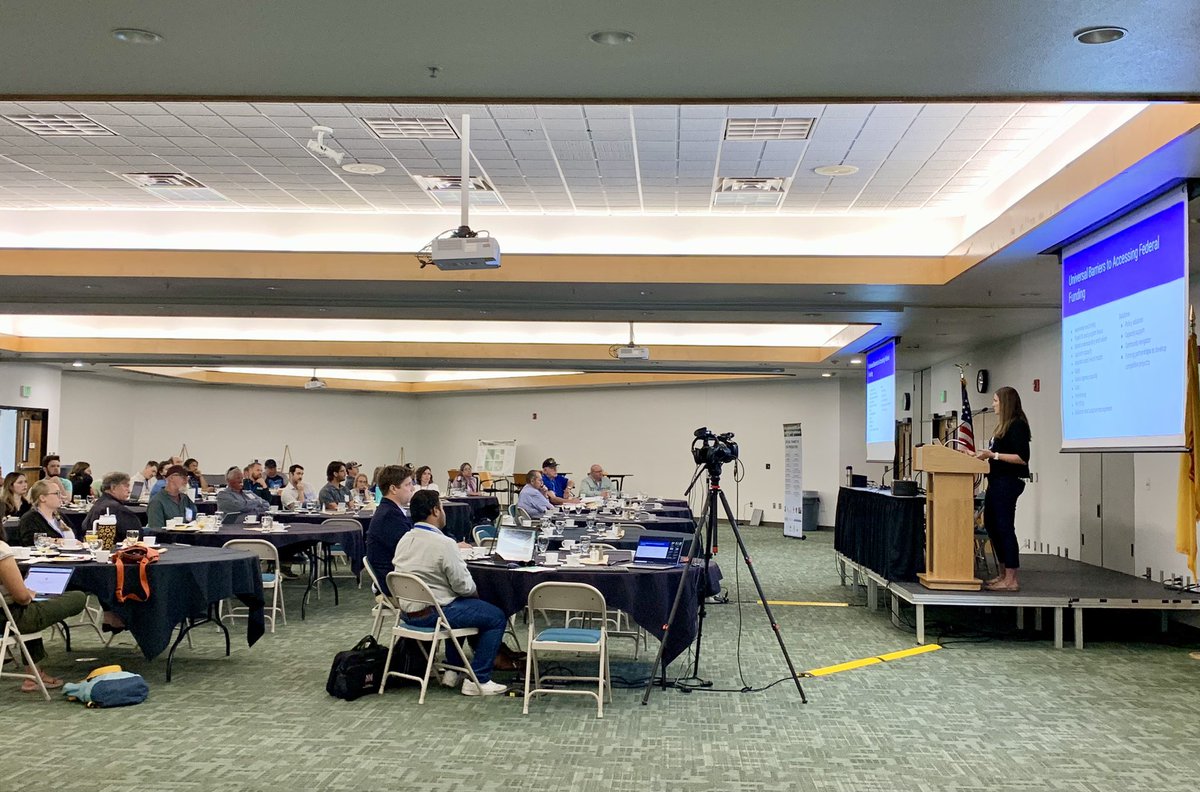 Stacey Beaugh, from Strategic By Nature Inc, begins today’s conference talks with a compelling presentation about building capacity to implement watershed restoration in the San Juan Basin💡💧

#ASJWC #NMWRRI #WatershedRestoration
#SanJuanBasin
