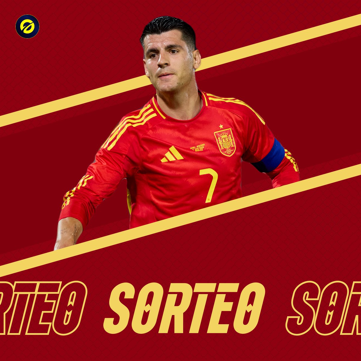 Offsider_ES's tweet photo. 🎁 ¡𝐑𝐄𝐆𝐀𝐋𝐀𝐌𝐎𝐒 𝐋𝐀 𝐂𝐀𝐌𝐈𝐒𝐄𝐓𝐀 𝐃𝐄 𝐄𝐒𝐏𝐀𝐍̃𝐀! 🇪🇸

Si hoy gana España con gol de Morata, regalamos su camiseta entre los que den RT y nos sigan.

🍀 ¡Mucha suerte a todos! #EURO2024 https://t.co/zB5ha6spa7