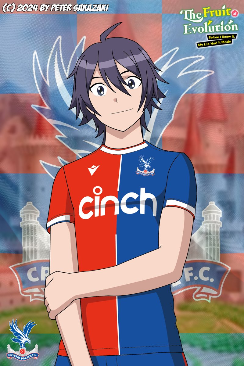 SakazakiSan2024's tweet photo. Crossover Art of Seiichi Hiragi from Fruit of Evolution X Crystal Palace FC. Enjoy :)
Seiichi Hiragi (C) Miku
Crystal Palace FC (C) by Crystal Palace FC
Drawn by Peter Sakazaki
DO NOT COPY WITHOUT CONSENT
#seiichihiragi #fruitofevolution #shinkanomi #fanart https://t.co/Eufb4651Jw