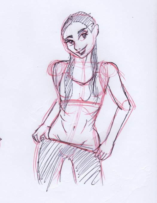 For July 7th we have a doodle @HoliHurricane who I haven't drawn in years! should I do an updated art<a class="tags" href="/tag/holihurricane">@holihurricane</a>