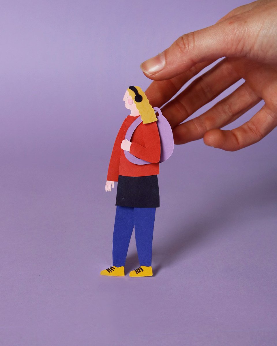 Some paper characters I created recently for the  Students' Union at UCL :)