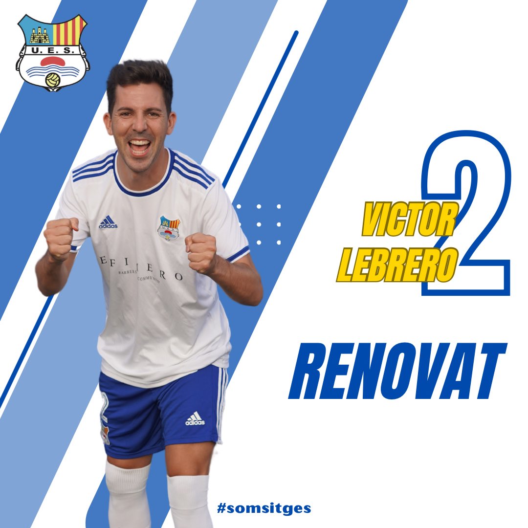 El Victor seguirà un any més amb nosaltres 🤝🏼

El polivalent defensa renova i sumarà la segona temporada al club.

Seguirem disfrutant del teu futbol! 🤍💙

#somsitges