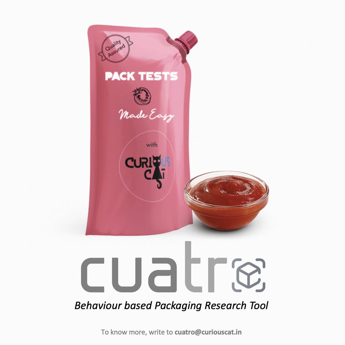 CuriousCat_In's tweet image. Curious Cat&apos;s &apos;Cuatro&apos; !

Covers four (4) levels of measurement, including two (2) measures focused on how shoppers interact with the pack &amp;amp; two (2) measures on how the pack impacts shoppers.

Follow us or watch this space for more updates.

#cuatro  #packtest #packagingresearch