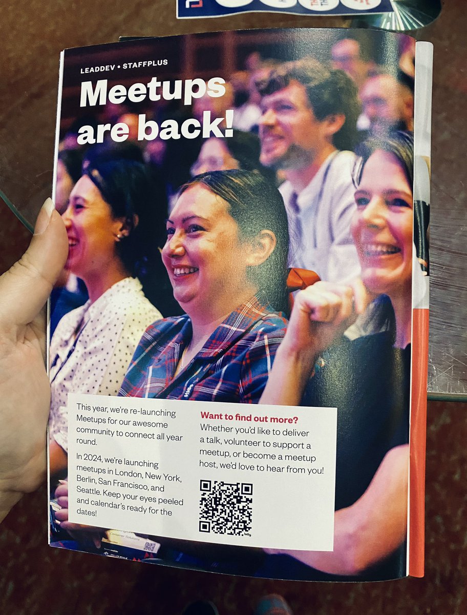 mseckington's tweet photo. I’m in the #LeadDevLondon conference guide!
Wearing that dress today cause:
1. It has pockets.
2. It has a collar under which I can hide the lanyard.
3. It has pockets.
4. It’s bright and colourful.
5. It has pockets.
6. It’s super comfy.
7. Did I mention it has pockets? https://t.co/pbeMYvQlb5