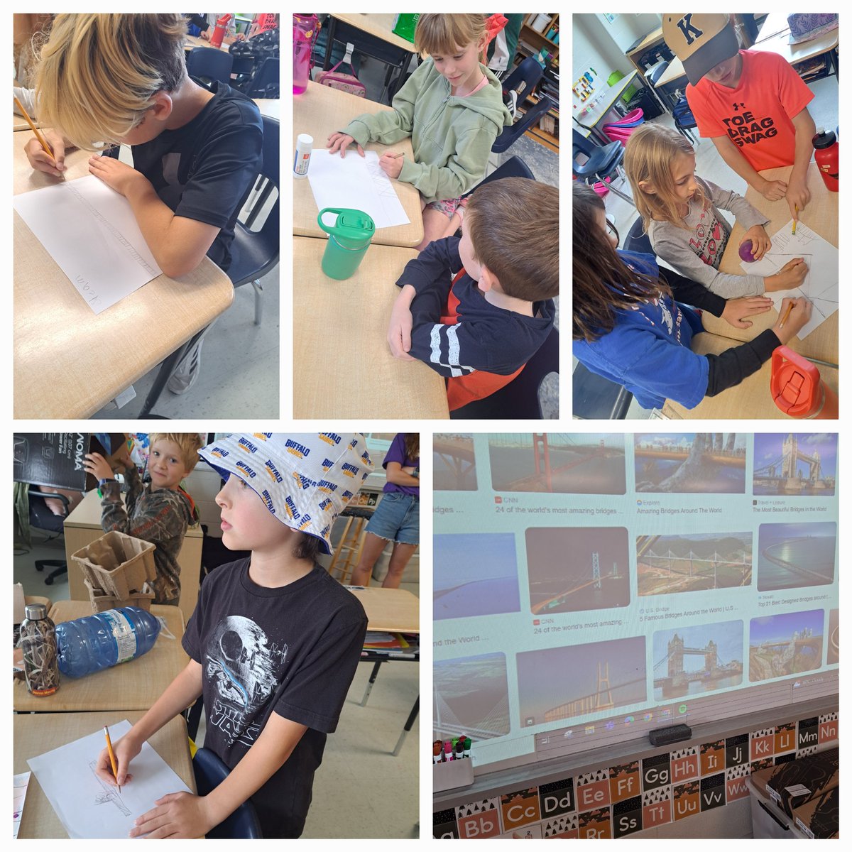 MmePilutti_LDSB's tweet photo. We had so much fun using our engineering skills with @steamworkscamp. Our challenge was to build a bridge to hold a mass. Each team tested and presented their bridge I'm front of the class. Great teamwork, Majors 🍁 https://t.co/3VuJWuH3p4