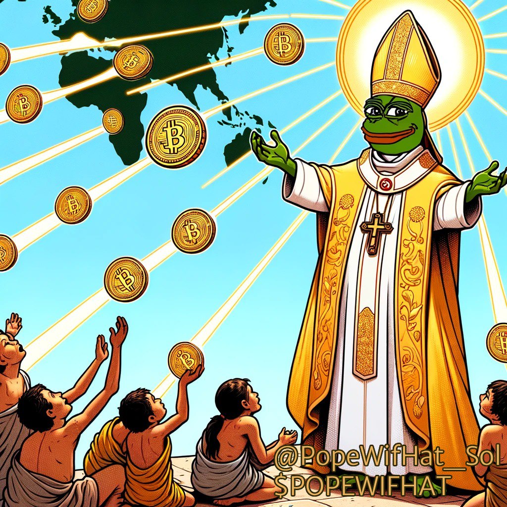 <a href="/CryptoTony__/">Crypto Tony</a> Better than Pepe is <a href="/PopeWifHat_Sol/">PopeWifHat</a> Tony
Check it out :

✅️ Fast listing CMC and CG paid
✅️ Top trend on CMC booked
⏳️ Big KOLs incoming
✅️ Ads and trends starting in the next few hours

#POPEWIFHAT 
$sol $pepe $wif $pwh