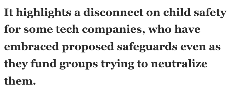 Tech_Oversight's tweet image. 💣TECH IN DISARRAY @Meta now says it WON’T support a Big Tech lawsuit to dismantle the landmark #MDKidsCode.

Meanwhile, they’re still funneling money to lobbying group NetChoice to do their dirty work. But Zuckerberg can’t hide behind the screen forever.
wapo.st/3xihe5p