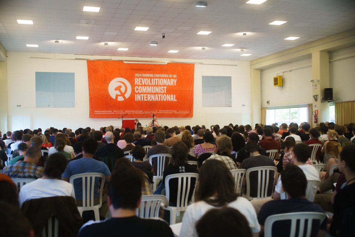 revcomintern's tweet photo. We're nearing the end of day 3 here at the founding conference of the Revolutionary Communist International. Some images below! #RCI24 #CommunistsAreComing

 Follow live at https://t.co/oP90jNQuy4 🧵 https://t.co/uUVcsSR96d