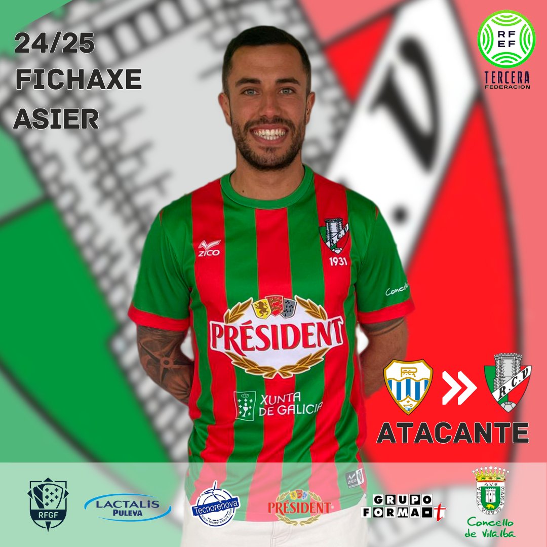 🆕🤝 Asier Burundarena convértese en novo xogador do Rácing Villalbés.

Despois da súa gran tempada co Ribadeo, o extremo de 25 anos nado en Foz, chega a Vilalba ⚽️🚀

Encantados de que formes parte deste ilusionante proxecto. Benvido, Asier!

#OrgulloRCV❤️💚