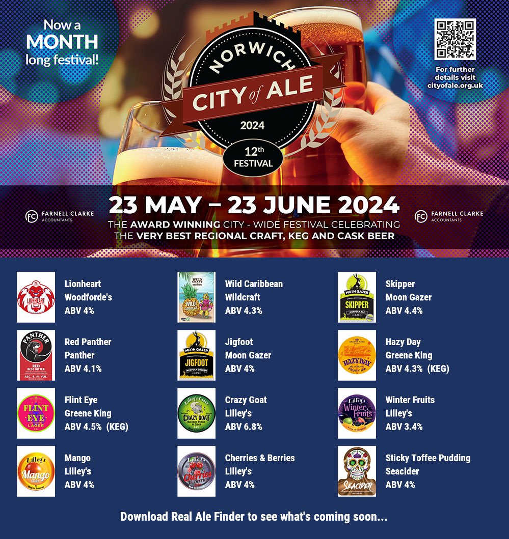 Lollards Pit (@lollards_pit) on Twitter photo Your midweek line up ⬇️
Beer Board: bit.ly/2op69fb
@CityOfAle <a href="/WoodfordesBeer/">Woodforde's Brewery</a> <a href="/wildcraftbrews/">Wildcraft Mike</a> <a href="/moongazerale/">Moon Gazer Ale</a> <a href="/Pantherbrewery/">Panther Brewery</a> <a href="/greeneking/">Greene King</a> <a href="/lilleyscider/">Lilley's Cider</a> <a href="/SeaCiderSussex/">SeaCider</a>
#RealAleFinder <a href="/NorwichPubs/">Norwich Pubs</a> Your midweek line up ⬇️
Beer Board: bit.ly/2op69fb
@CityOfAle <a href="/WoodfordesBeer/">Woodforde's Brewery</a> <a href="/wildcraftbrews/">Wildcraft Mike</a> <a href="/moongazerale/">Moon Gazer Ale</a> <a href="/Pantherbrewery/">Panther Brewery</a> <a href="/greeneking/">Greene King</a> <a href="/lilleyscider/">Lilley's Cider</a> <a href="/SeaCiderSussex/">SeaCider</a>
#RealAleFinder <a href="/NorwichPubs/">Norwich Pubs</a>