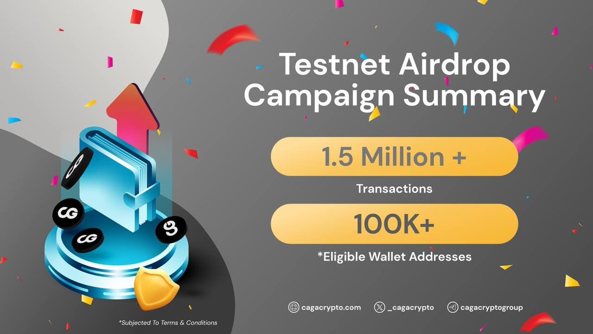 A big thank you to our amazing community who have taken part in the Testnet Airdrop campaign! 🙏🏻🥰

Although the campaign has come to an end, your continued efforts in the testnet will help us identify and overcome the challenges we face so that we can soon have a smooth,