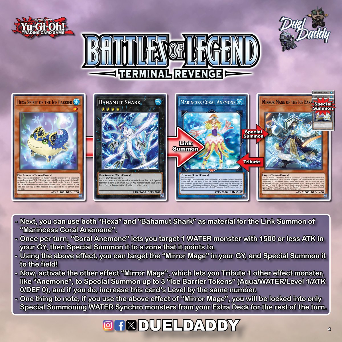 2/3) We're just a week away from Battles of Legend: Terminal Revenge, which  means I can finally start my coverage of this new set, starting with the  new "Ice Barrier" support! I