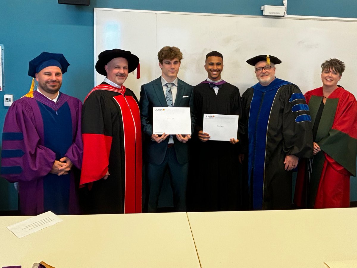 Laurier Kinesiology (@laurierkin) on Twitter photo Congratulations to Andra Neptune and Nathan Willkie, who were presented with the Joan Heimbecker award. Awarded to the graduating KPE student/s with the highest overall four-year academic average. Best of luck in your future endeavours, Andra & Nathan! #ForeverGolden <a href="/LaurierSci/">Laurier Science</a> Congratulations to Andra Neptune and Nathan Willkie, who were presented with the Joan Heimbecker award. Awarded to the graduating KPE student/s with the highest overall four-year academic average. Best of luck in your future endeavours, Andra & Nathan! #ForeverGolden <a href="/LaurierSci/">Laurier Science</a>