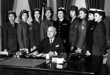 TRADOC's tweet image. On June 12, 1948, President Truman signed the Women&apos;s Armed Forces Integration Act, bringing women into the Air Force, Army, Navy, and Marine Corps.

Today we celebrate the countless unique contributions women have brought to our ranks!

#ArmyBday #BeAllYouCanBe
@USArmy @TradocCG
