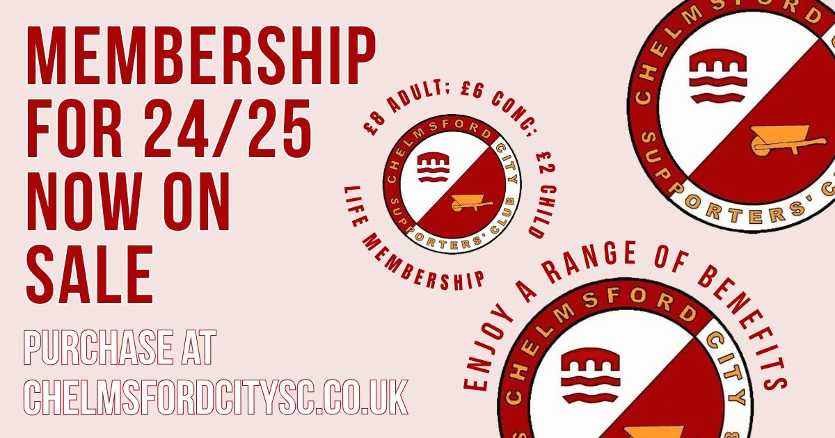 OfficialCCSC's tweet photo. Supporters’ Club membership for the 2024/25 season is now open! Membership for this season is now available for purchase on our website and at the Supporters’ Club hut on matchdays. 

See the link for full details: https://t.co/ojxCVoIqny https://t.co/LEIPT9WmRm