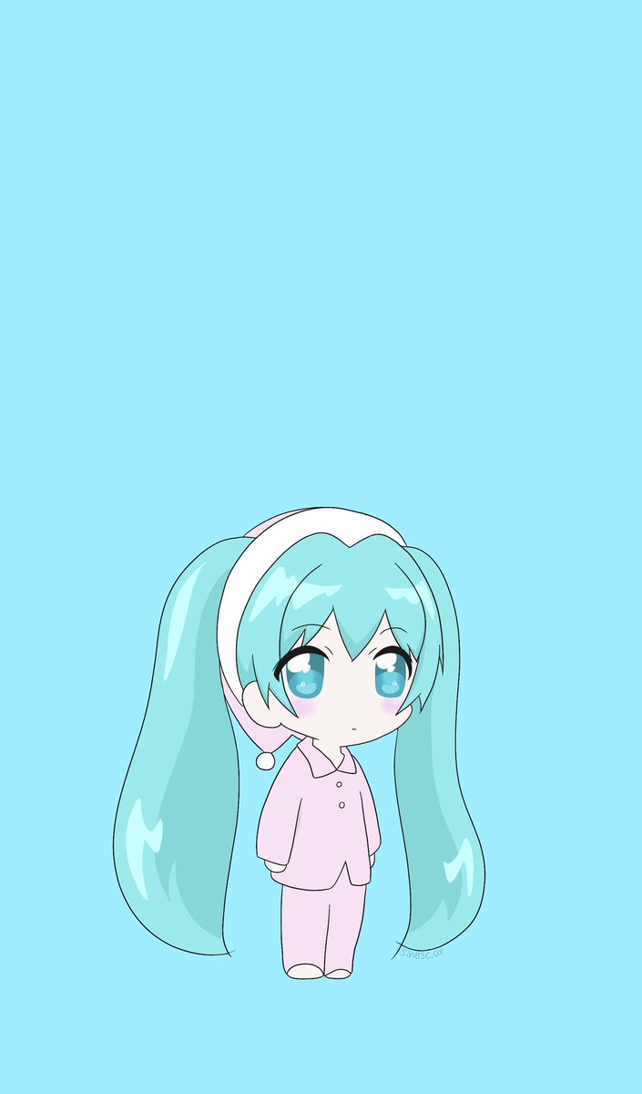 sin0sc_ar's tweet photo. Sleepy Miku x Puchiko Wallpaper🫧 

#初音ミク　#ぷちこ　#デジキャラット https://t.co/MA68oflqlG