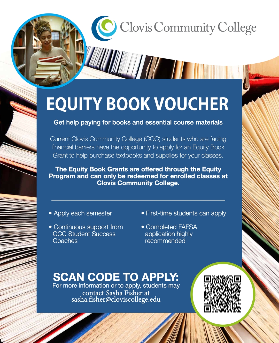 Clovis Community College on X: &ldquo;Need help paying for books and 