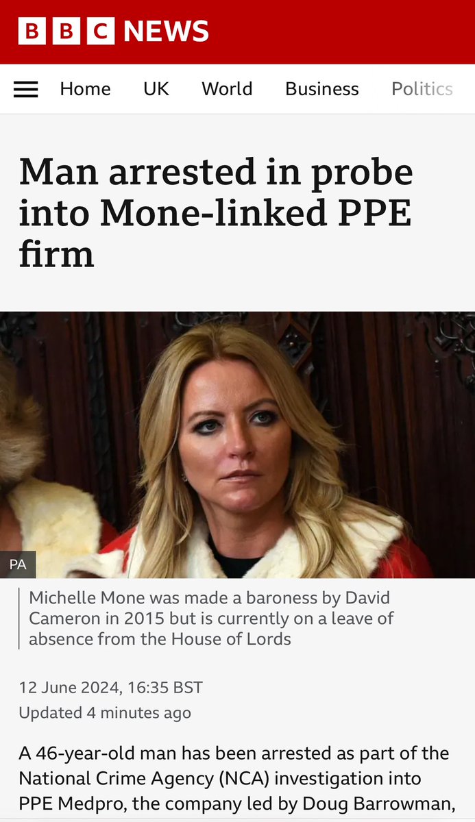 Man arrested in probe into Mone-linked PPE firm