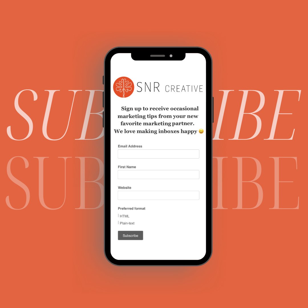 Stay informed on all things business communications, business development, business transformation, and SNR Advisory. 

Sign up today:
snr-creative.us15.list-manage.com/subscribe?u=55…