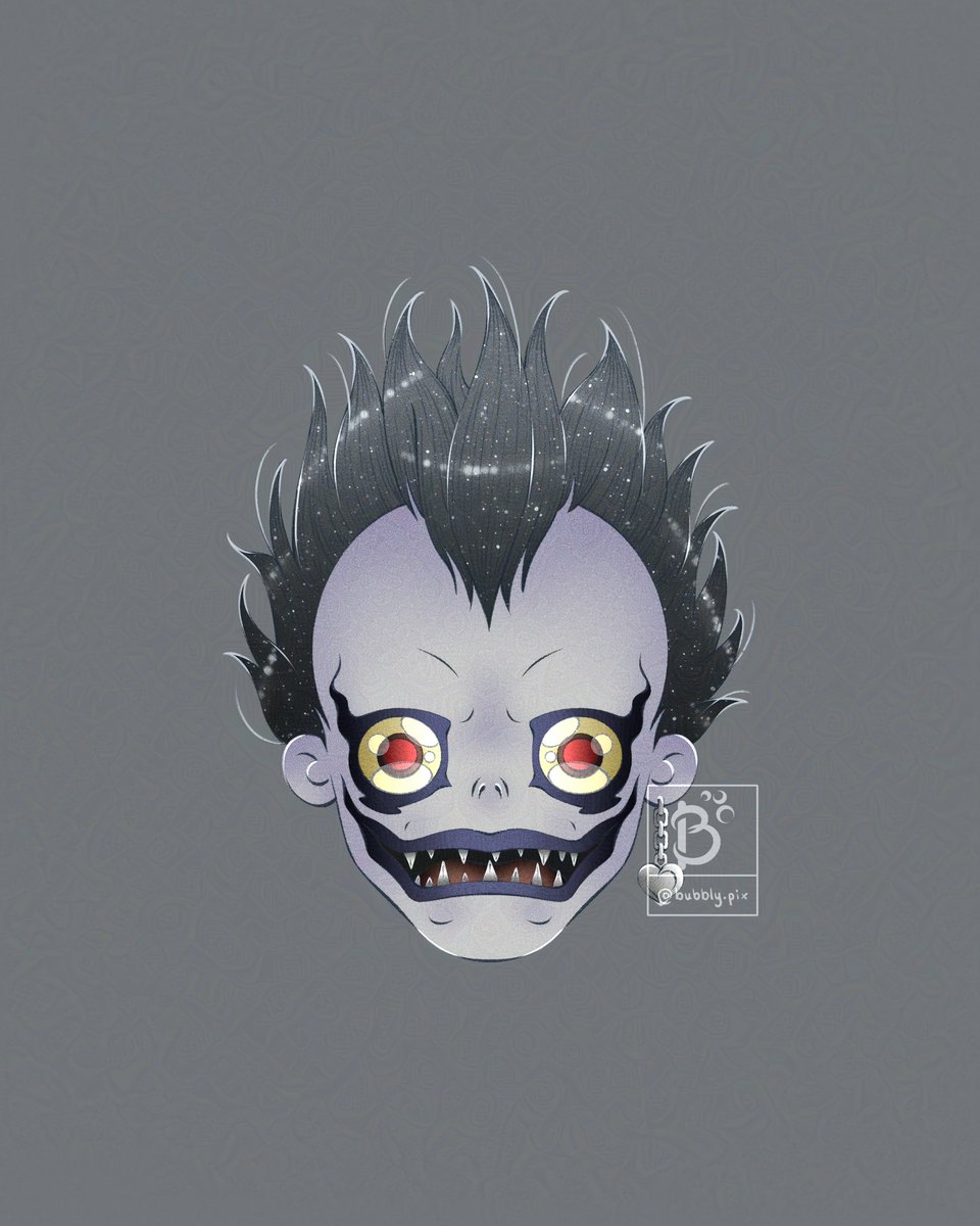 Ryuk 🍎
He was so fun to draw because of the strange features and all the blacks 😍😍
But I still think all was his fault tho 😆

#art #characterart #illustration #procreate #chibi #chibiart #cuteart #deathnote #deathnotefanart #ryuk #ryukfanart #shinigami #animeart #fanart
