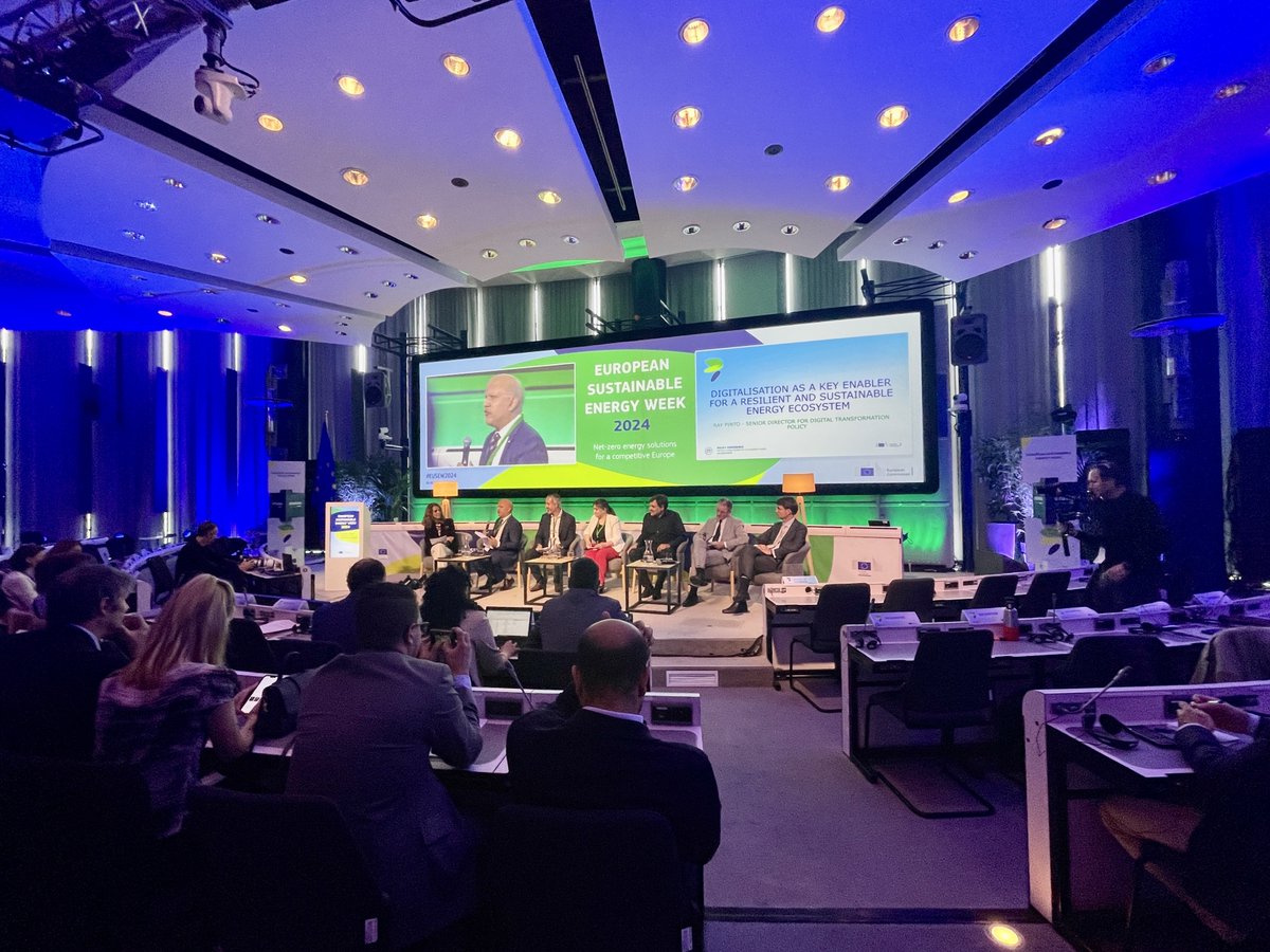 Day 2 of #EUSEW was a success! Exciting developments ahead for #FINT and <a href="/RESPONDENT_EU/">RESPONDENT</a> !
Highlights included engaging discussions on the role of #AI in the #energy sector, with keynote speaker Ditte Juul Jergensen, DG for Energy.

Stay tuned for more updates!