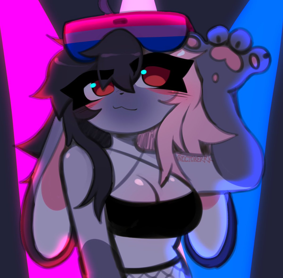 OctoberrK's tweet image. rave style pridecon comms available with limited slots !! DM to claim :3